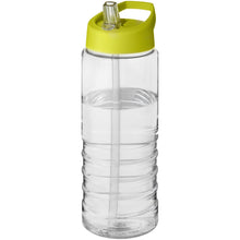 Load image into Gallery viewer, H2O Active® Treble 750 ml spout lid sport bottle — Transparent / Lime