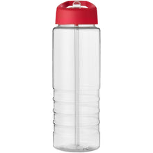 Load image into Gallery viewer, H2O Active® Treble 750 ml spout lid sport bottle — Transparent / Red (front)