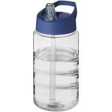 Load image into Gallery viewer, H2O Active® Bop 500 ml spout lid sport bottle — Transparent / Blue