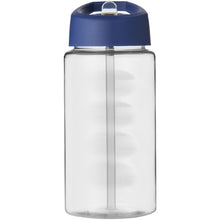 Load image into Gallery viewer, H2O Active® Bop 500 ml spout lid sport bottle — Transparent / Blue (front)