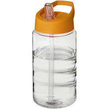 Load image into Gallery viewer, H2O Active® Bop 500 ml spout lid sport bottle — Transparent / Orange
