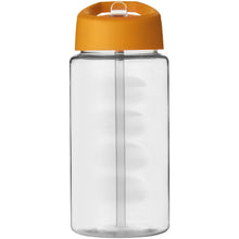 Load image into Gallery viewer, H2O Active® Bop 500 ml spout lid sport bottle — Transparent / Orange (front)
