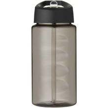 Load image into Gallery viewer, H2O Active® Bop 500 ml spout lid sport bottle — Charcoal / Black (front)