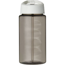 Load image into Gallery viewer, H2O Active® Bop 500 ml spout lid sport bottle — Charcoal / White (front)