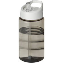 Load image into Gallery viewer, H2O Active® Bop 500 ml spout lid sport bottle — Charcoal / White