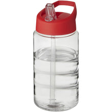 Load image into Gallery viewer, H2O Active® Bop 500 ml spout lid sport bottle — Transparent / Red