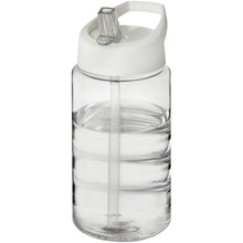 Load image into Gallery viewer, H2O Active® Bop 500 ml spout lid sport bottle — Transparent / White