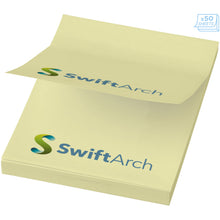 Load image into Gallery viewer, Sticky-Mate® A8 sticky notes 50x75mm — Light yellow