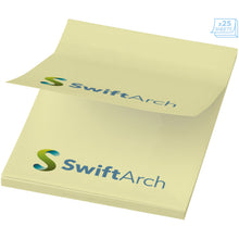 Load image into Gallery viewer, Sticky-Mate® A8 sticky notes 50x75mm — Light yellow (detail)