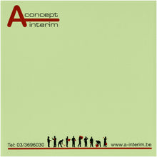 Load image into Gallery viewer, Sticky-Mate® sticky notes 75x75mm — Mint green (front)