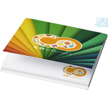 Load image into Gallery viewer, Sticky-Mate® soft cover squared sticky notes 75x75mm — White (detail)
