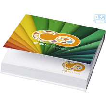 Load image into Gallery viewer, Sticky-Mate® soft cover squared sticky notes 75x75mm — White (detail 2)