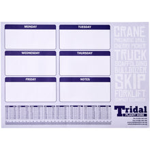 Load image into Gallery viewer, Desk-Mate® A2 notepad — White (front)