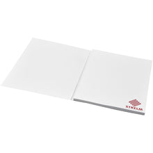 Load image into Gallery viewer, Desk-Mate® A5 notepad wrap over cover — White (detail)