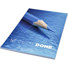 Load image into Gallery viewer, Desk-Mate® A5 notepad wrap over cover — White (detail 2)