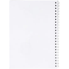 Load image into Gallery viewer, Desk-Mate® wire-o A5 notebook PP cover — White (back)