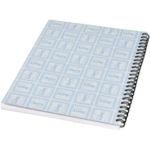 Load image into Gallery viewer, Desk-Mate® wire-o A5 notebook PP cover — White / Black (back)
