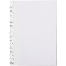 Load image into Gallery viewer, Desk-Mate® spiral A6 notebook PP cover — White (front)