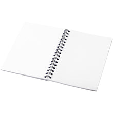 Load image into Gallery viewer, Desk-Mate® spiral A6 notebook PP cover — White / Black (detail)