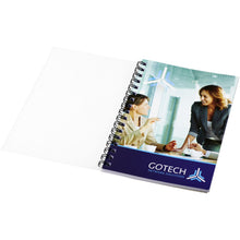 Load image into Gallery viewer, Desk-Mate® spiral A6 notebook PP cover — White / Black (detail 2)