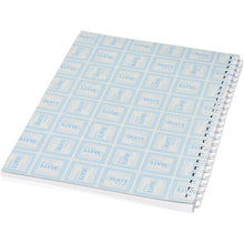 Load image into Gallery viewer, Desk-Mate® A5 spiral notebook — White (back)