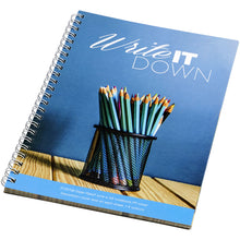 Load image into Gallery viewer, Desk-Mate® A5 spiral notebook — White (detail 2)