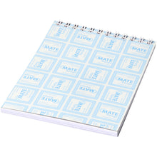 Load image into Gallery viewer, Desk-Mate® spiral A6 notebook — White (back)