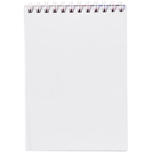 Load image into Gallery viewer, Desk-Mate® spiral A6 notebook — White (back)