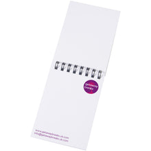 Load image into Gallery viewer, Desk-Mate® spiral A7 notebook — White / Black (detail)