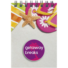 Load image into Gallery viewer, Desk-Mate® spiral A7 notebook — White / Black (front)