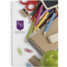 Load image into Gallery viewer, Wire-o A4 notebook hard cover — White (front)