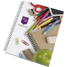 Load image into Gallery viewer, Wire-o A4 notebook hard cover — White / Black