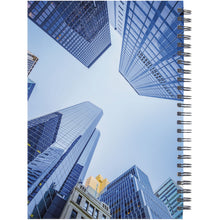 Load image into Gallery viewer, Wire-o A5 notebook hard cover — White / Black (back)