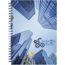 Load image into Gallery viewer, Wire-o A5 notebook hard cover — White / Black (front)