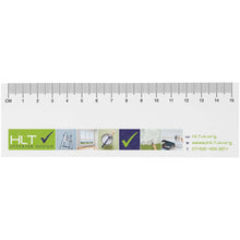 Load image into Gallery viewer, Sticky-Mate® recycled sticky notes with printed 15 cm ruler — White (front)