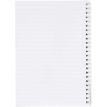 Load image into Gallery viewer, Desk-Mate® A4 notebook synthetic cover — White (back)