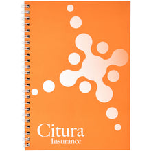 Load image into Gallery viewer, Desk-Mate® A4 notebook synthetic cover — White (front)