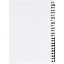 Load image into Gallery viewer, Desk-Mate® A4 notebook synthetic cover — White / Black (back)
