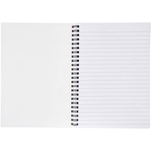 Load image into Gallery viewer, Desk-Mate® A5 notebook synthetic cover — White / Black (detail)
