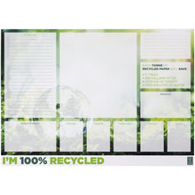 Load image into Gallery viewer, Desk-Mate® A2 recycled notepad — White (front)