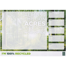 Load image into Gallery viewer, Desk-Mate® A3 recycled notepad — White (front)
