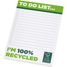 Load image into Gallery viewer, Desk-Mate® A6 recycled notepad — White