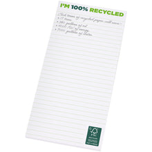 Load image into Gallery viewer, Desk-Mate® 1/3 A4 recycled notepad — White