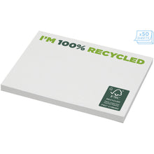 Load image into Gallery viewer, Sticky-Mate® recycled sticky notes 100x75 mm — White (detail 2)