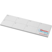 Load image into Gallery viewer, Sticky-Mate® recycled sticky notes with printed planner — White