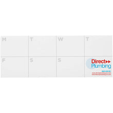 Load image into Gallery viewer, Sticky-Mate® recycled sticky notes with printed planner — White (front)