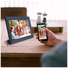 Load image into Gallery viewer, Prixton Prado 10" Frameo wifi digital photo frame — Black (detail)