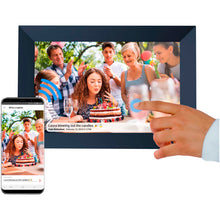 Load image into Gallery viewer, Prixton Prado 10" Frameo wifi digital photo frame — Black (detail 2)