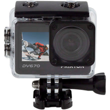 Load image into Gallery viewer, Prixton DV670 4K dual screen action camera — Black (front)