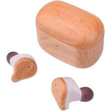 Load image into Gallery viewer, Prixton TWS163 earbuds — Wood (detail)